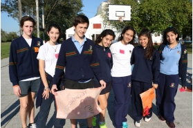 Convivencia de 4to. año A y B